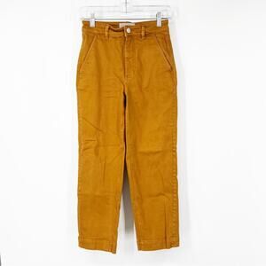 Everlane High Rise Cropped Straight Pants